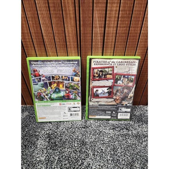 Xbox360 Lego pirates of the Caribbean and Marvel Super Heros #A75 - Picture 2 of 5